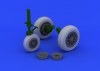 Eduard 632046 F-104 undercarriage wheels late 1/32 (ITALERI)